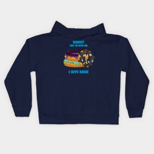 Desserts - DONUT try to bite me Kids Hoodie